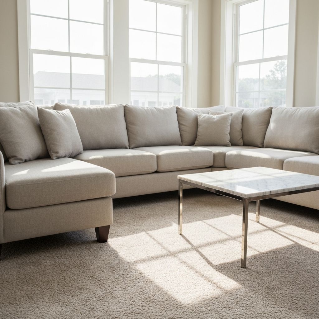 Sparkling clean kitchen after cleaning