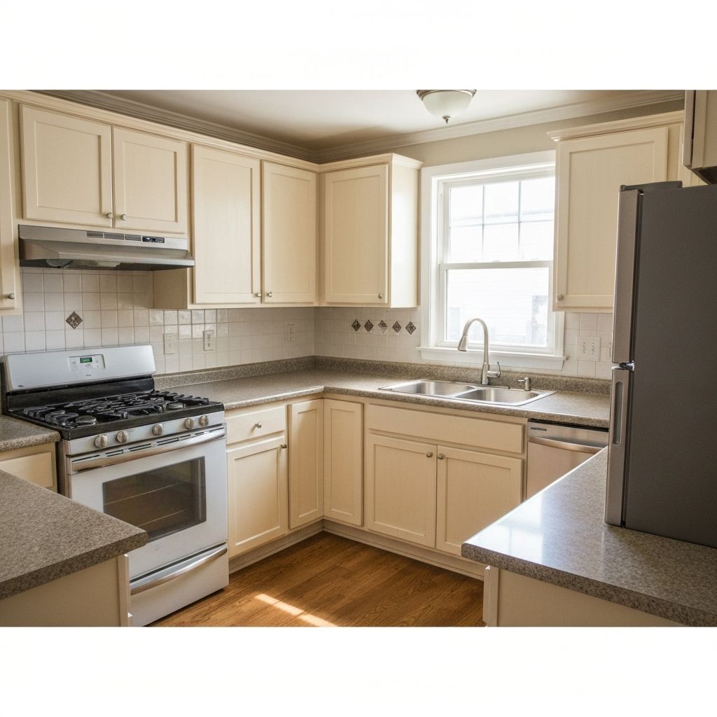 Spotless bathroom after cleaning
